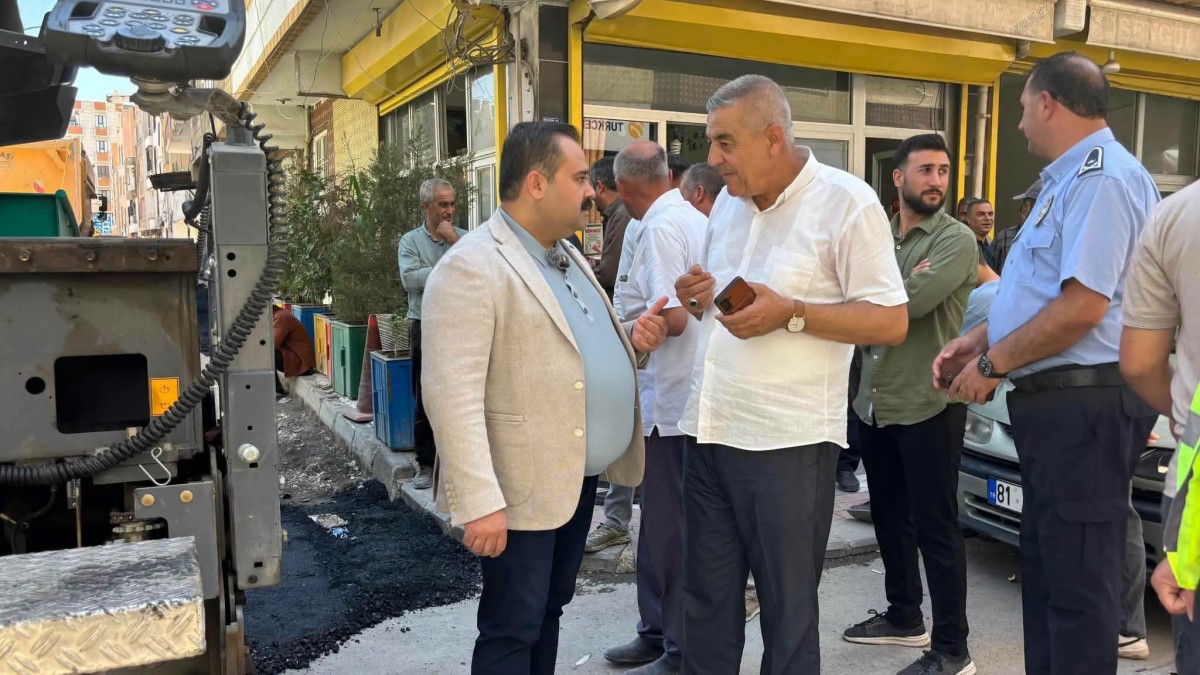 Başkan Serhat Dicle İnan Asfalt Çalışmalarını Yerinde İnceledi