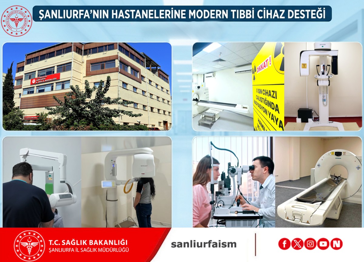 Şanlıurfa’nın Hastanelerine Modern Tıbbi Cihaz Desteği