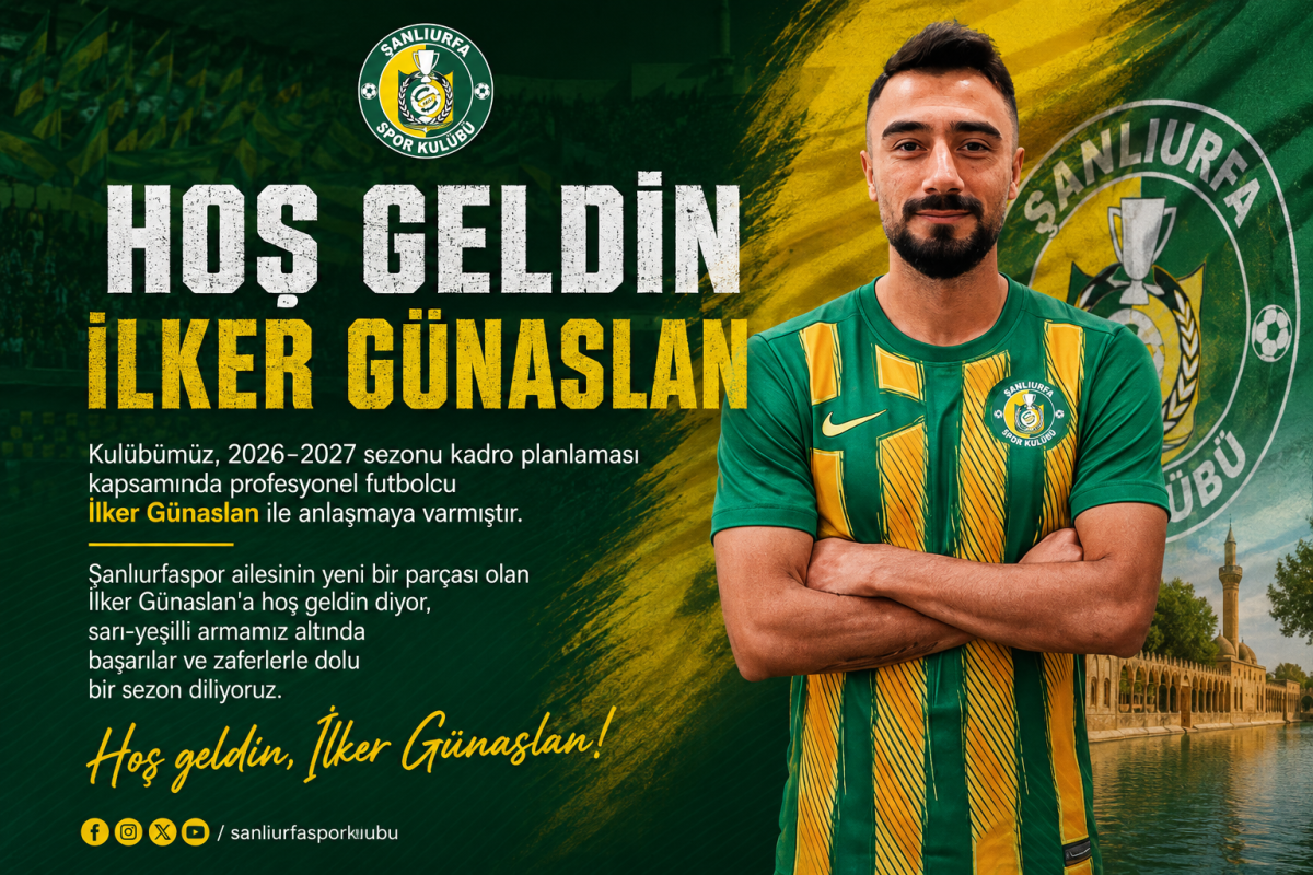 Şanlıurfaspor, İlker Günaslan’ı Kadrosuna Kattı