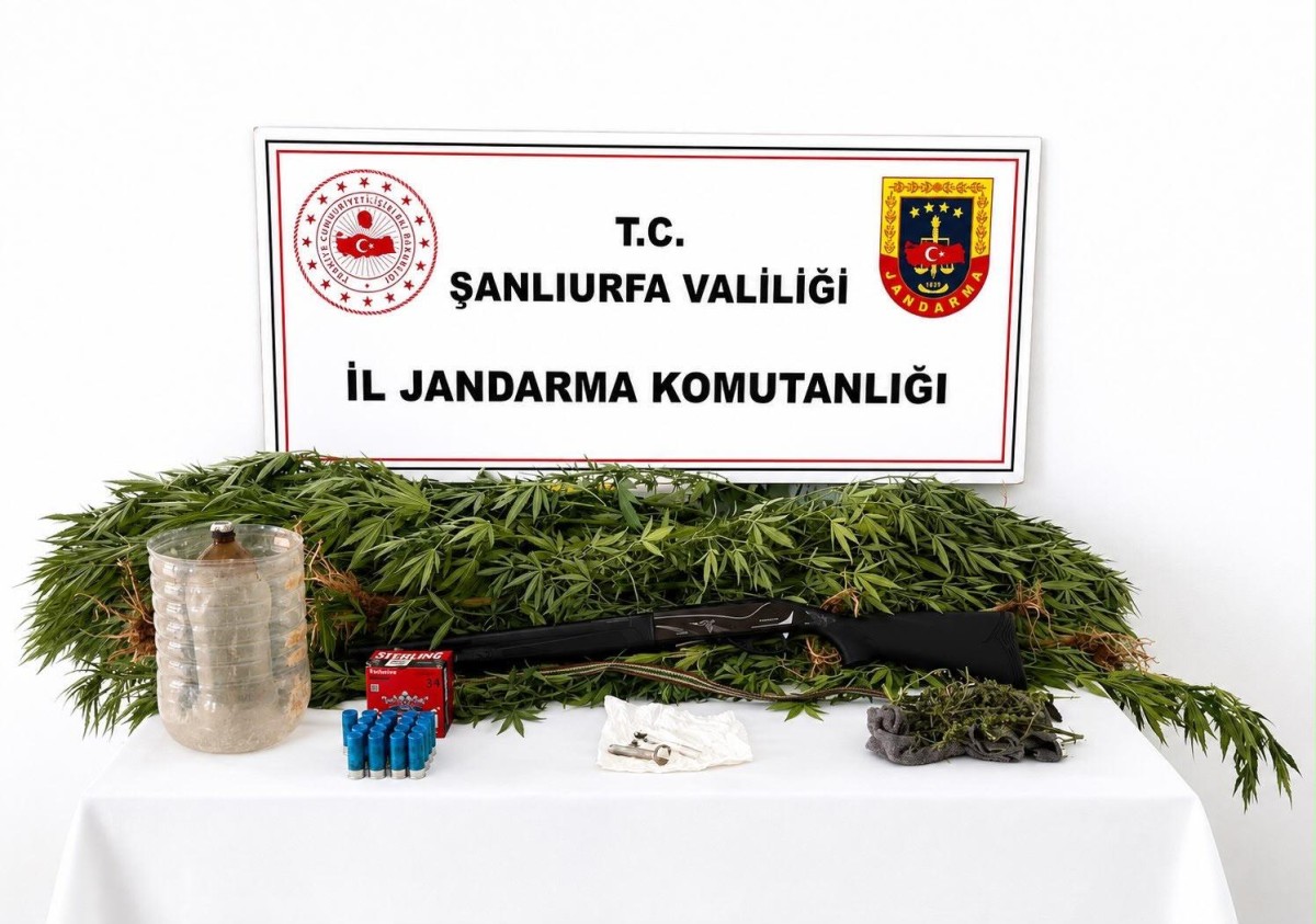Şanlıurfa’da Uyuşturucu Operasyonu: Esrar ve Ruhsatsız Tüfek Ele Geçirildi