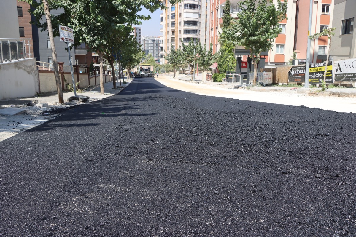 BÜYÜKŞEHİR, KARAKÖPRÜ’DE YOLLARI SICAK ASFALTLA YENİLİYOR