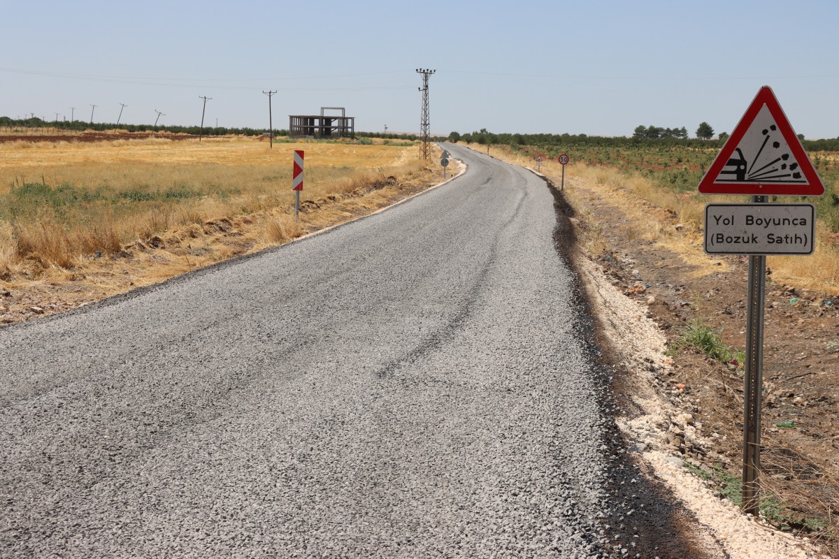 HİLVAN’DA 5,5 KİLOMETRELİK YOL YENİLENDİ